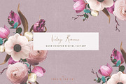 Digital Floristry - Vintage Romance, an Illustration by Create The Cut (Thumbnail 3 of 5)