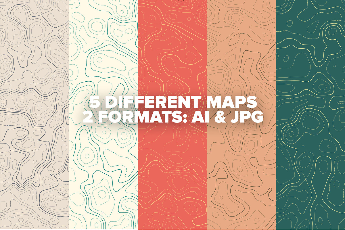 Contour Maps (Topographic), a Texture Graphic by Block 81 (Photo 2 of 4)
