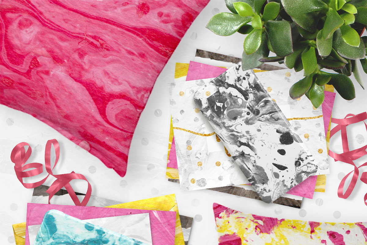 100 PS Marble Paper Layer Styles! preview 5