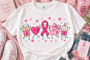 Breast Cancer Awareness Png Bundle