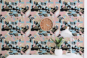 flat design geometric, a Pattern Graphic by AAN Seamless Shop (Thumbnail 2 of 3)