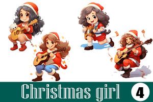 Christmas girl Sublimation, an Illustration by Wow Magic