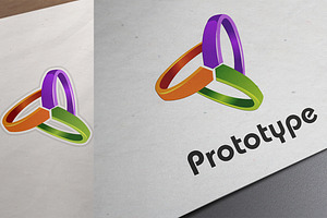3D Prototype Logo Template
