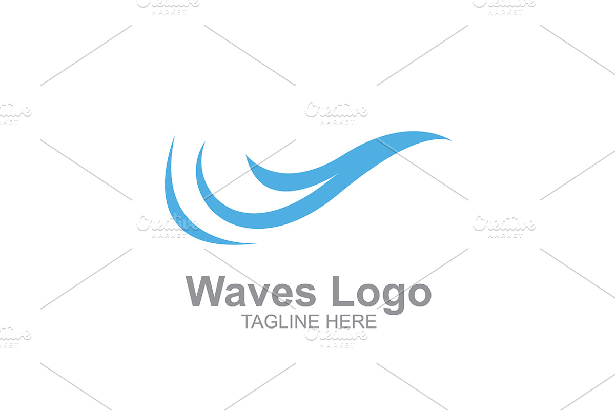 20 Logo Sea & Waves Templates Bundle, a Branding & Logo Template by Friendesigns (Photo 7 of 21)