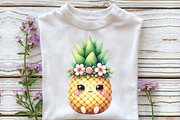 Watercolor Summer Fruit Clipart, an Illustration by CraftArtStudio (Thumbnail 4 of 6)