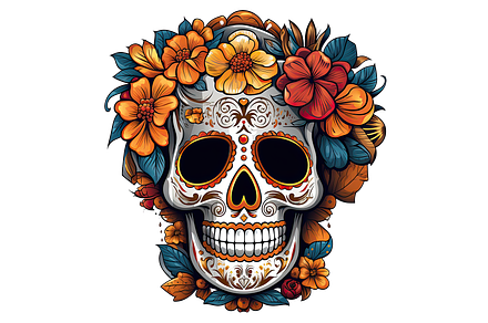 Happy Mexican Cinco de Mayo skull