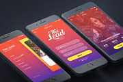 THE LEAD User Interface, an iPhone Mockup by Sladedesign (Thumbnail 1 of 8)