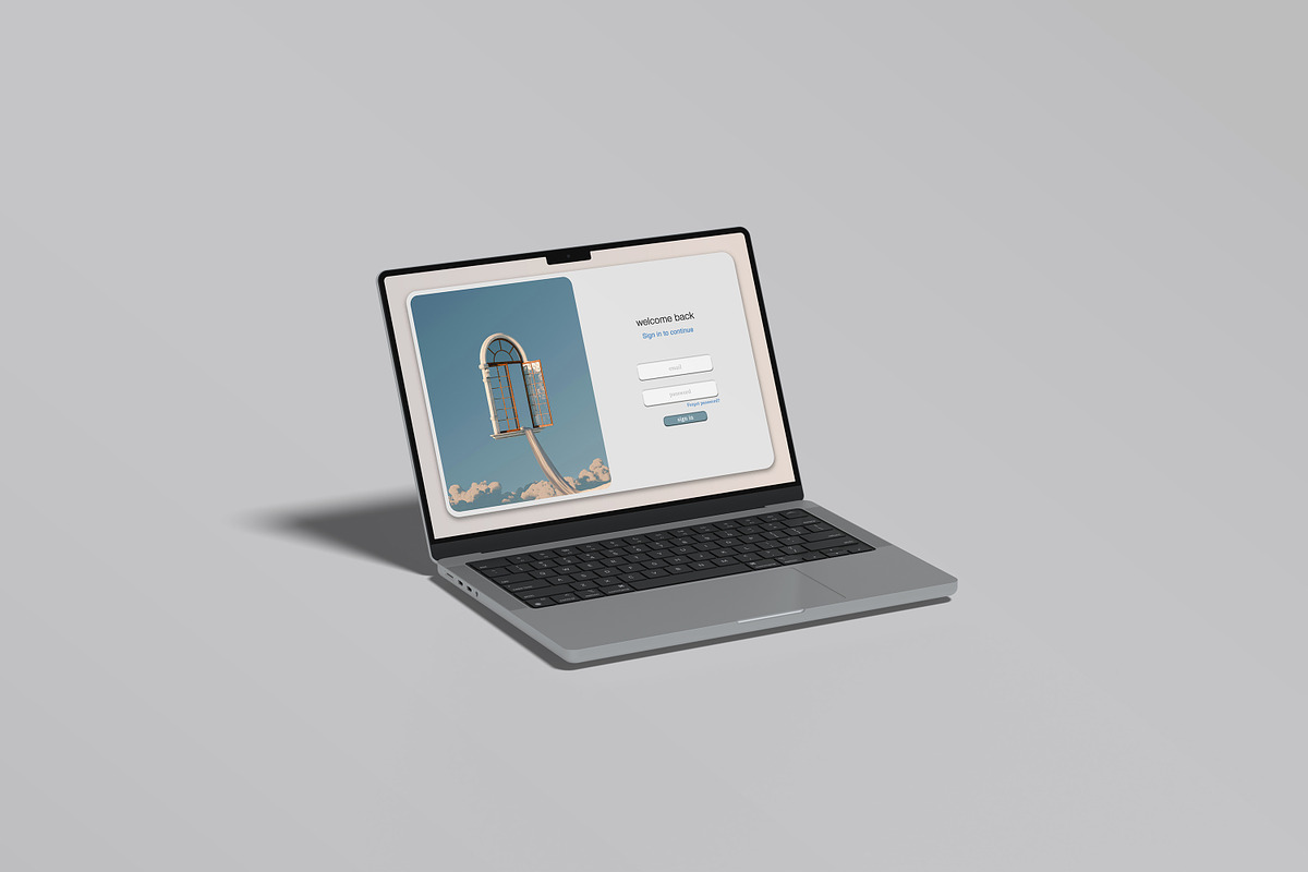 Macbook Mockup Set | 25 PSD files, a Mac Mockup by rahmatmoscae (Photo 24 of 26)