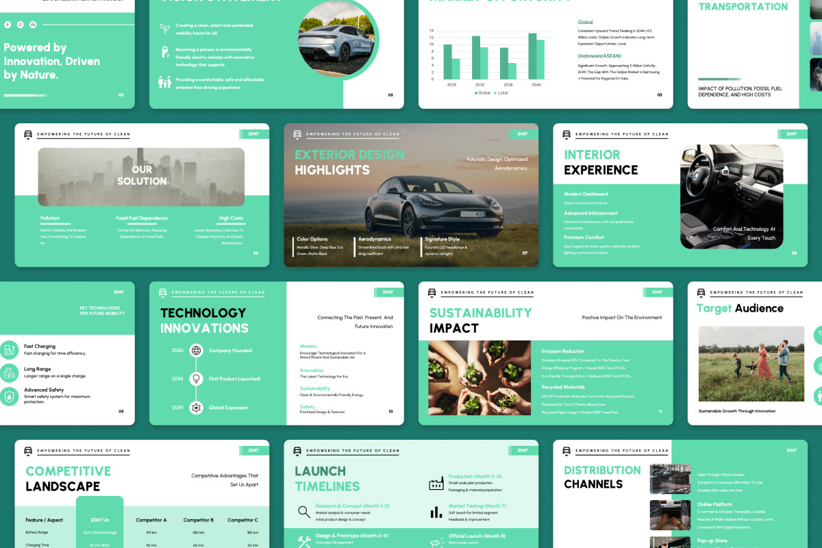 EV Launch Corporate Keynote, a Presentation Template by twinstd (Photo 4 of 5)