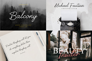 Font Bundles Sale / Monoline Script