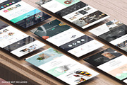 Webpages Presentation Mockups, an Advertising Mockup by RgraphicsDesign (Thumbnail 3 of 4)