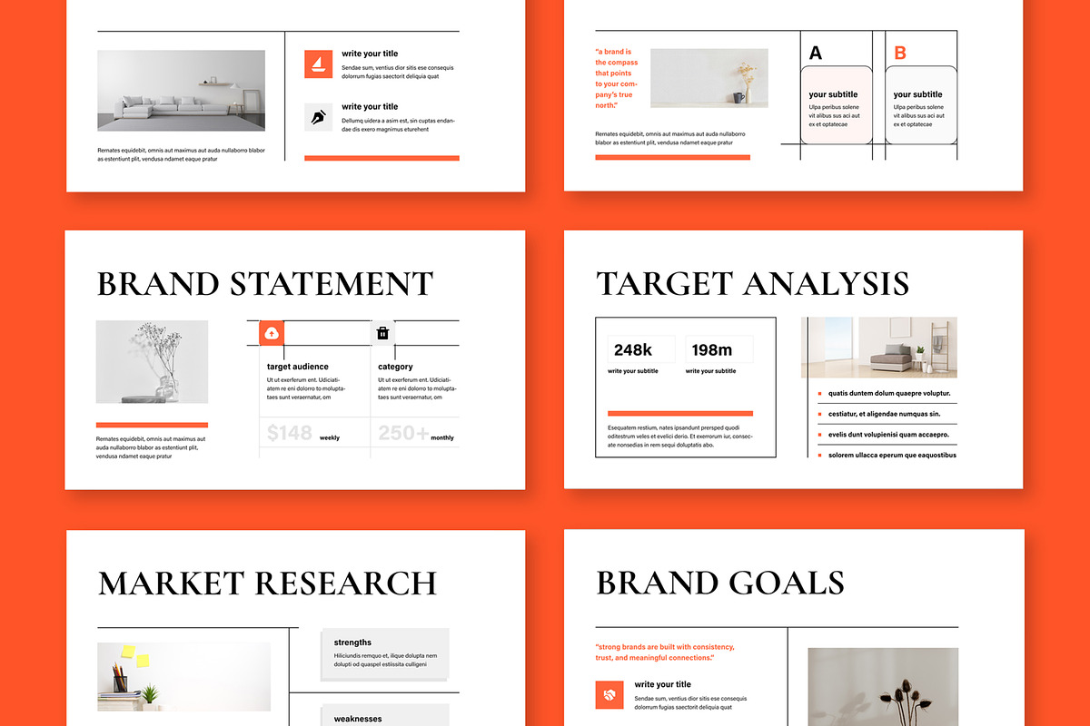 Brand Proposal Presentation Template, a Presentation Template by MightyDesign (Photo 4 of 8)