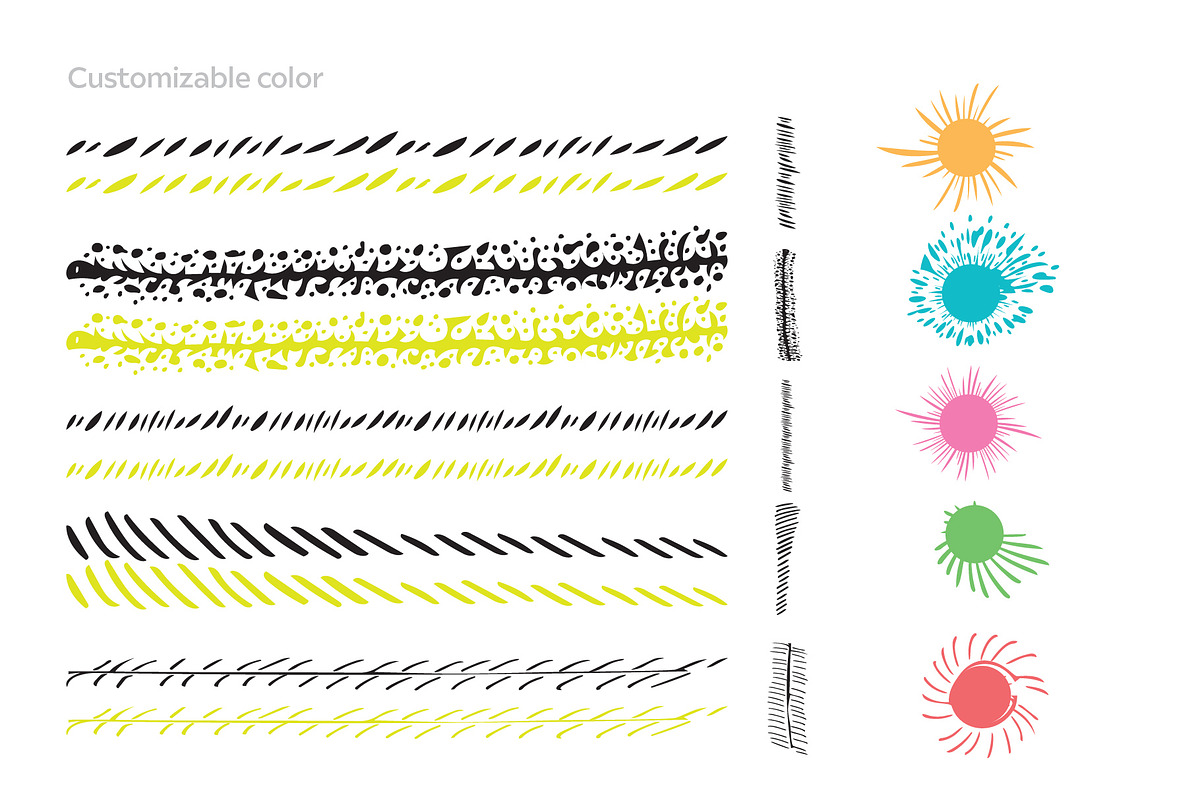 Batik Inspired Vector Brushes, a Brushes & More by KT Art & Design (Photo 3 of 3)