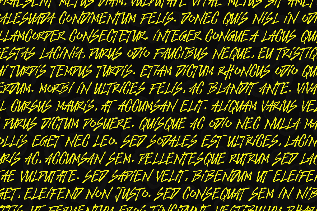 BG Live - a trash display font, a Script Font by Brainware Graphic (Photo 5 of 5)