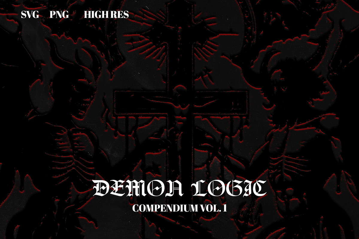 Demon Logic Compendium Vol 01, an Object Graphic by BeNone Designs (Photo 4 of 4)