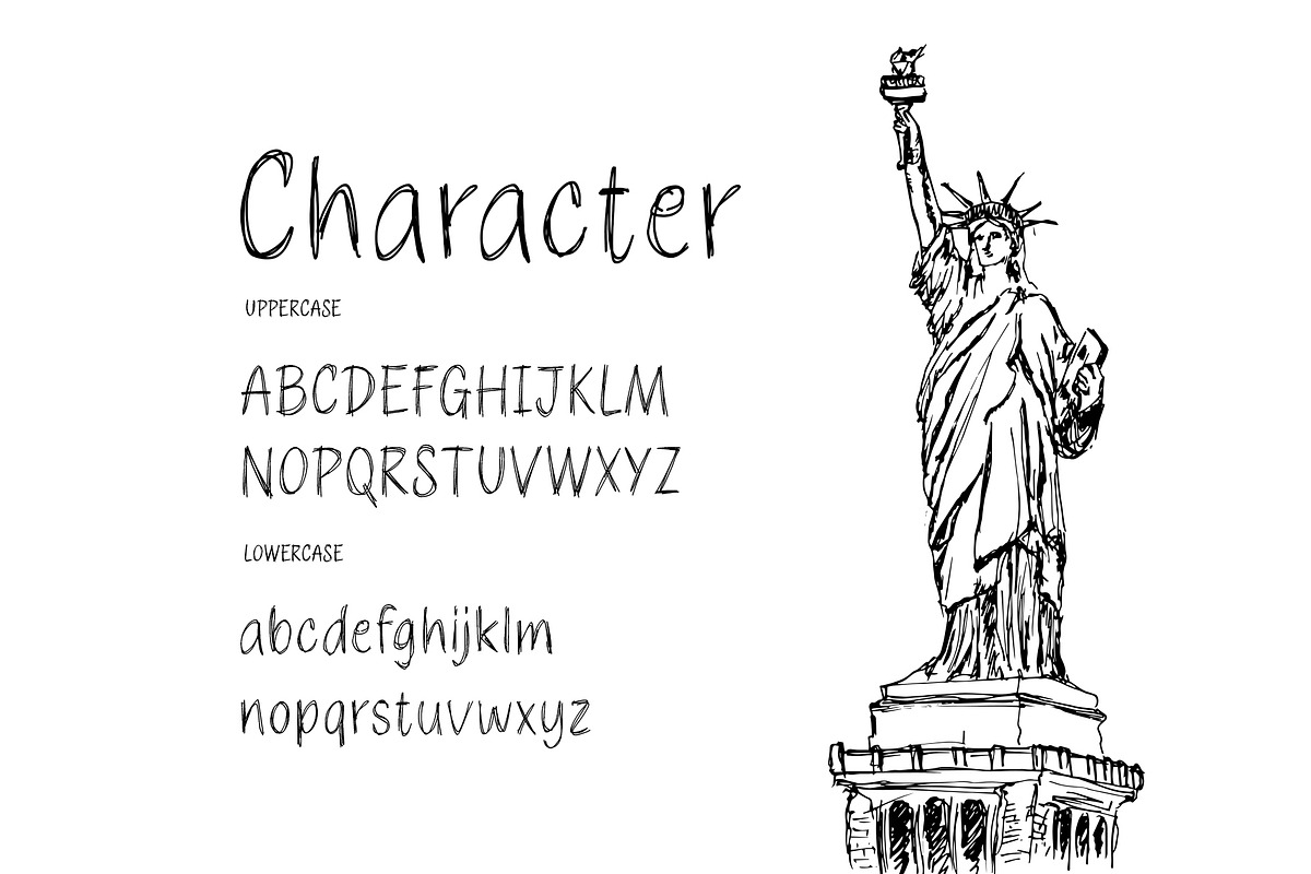 Sketch Written Display Font, a Handwritten Font by Tera Asset Garage (Photo 3 of 8)