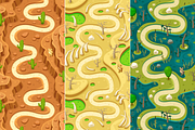Wooden GUI and Game Level Map BUNDLE, an Illustration by wowu (Thumbnail 12 of 17)
