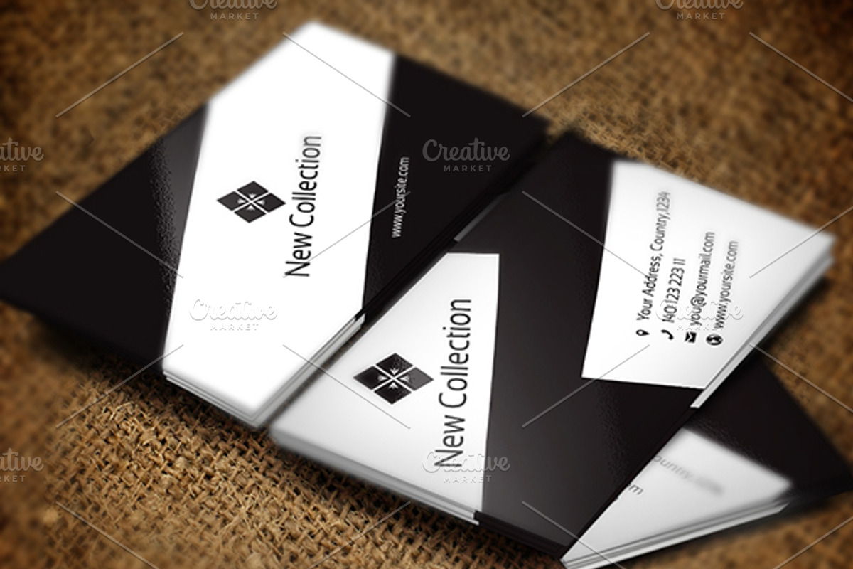 New Collection Business Card, a Business Card Template by Zia Grfx (Photo 1 of 2)