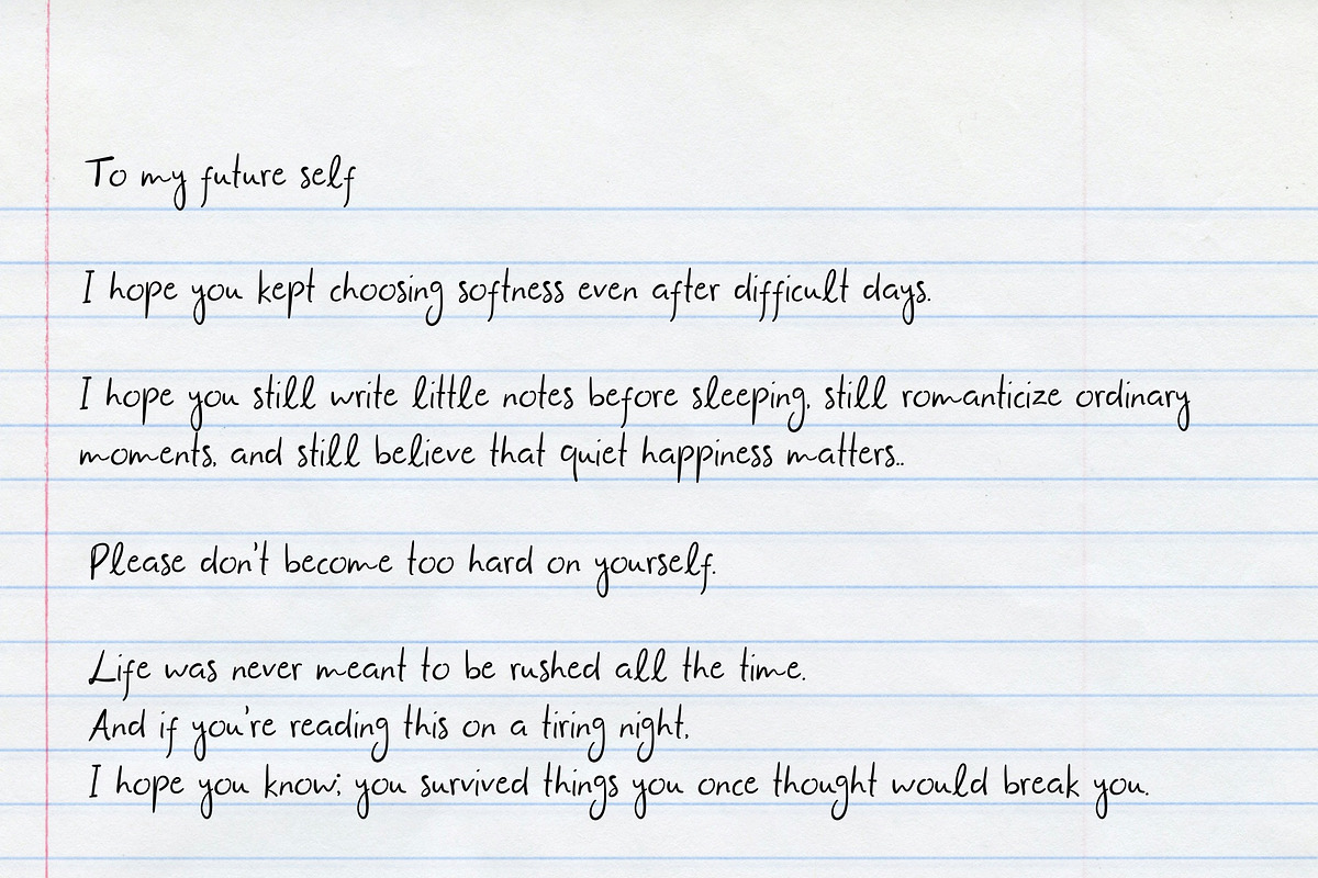 Quiet Ink - A Handwritten Font, a Handwritten Font by byherline (Photo 4 of 4)