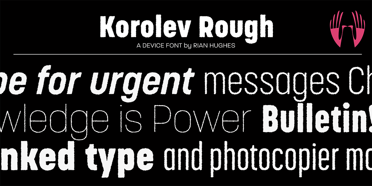 Korolev Rough, a Sans Serif Font by Device (Photo 7 of 8)