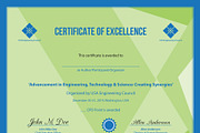 Certificates of Excellence, a Stationery Template by Zia Grfx (Thumbnail 1 of 10)