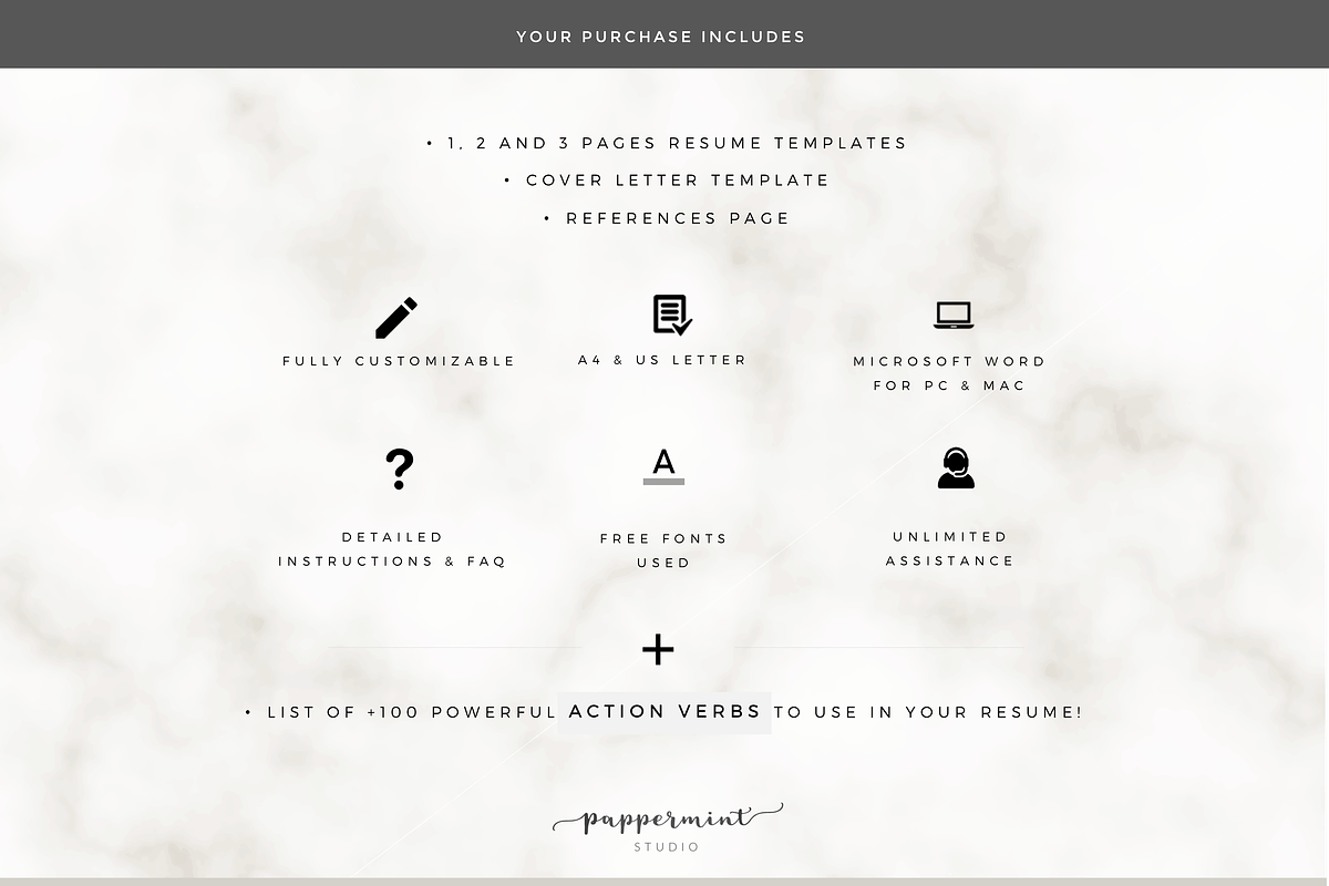 Nurse Resume Template CV, a Resume Template by PAPPERMINT RESUME STUDIO (Photo 5 of 8)