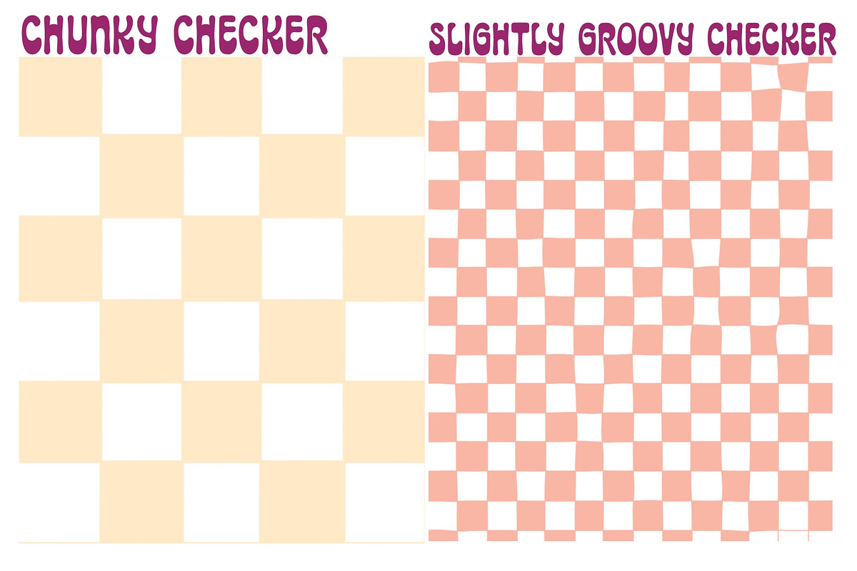Checkered Patterns - trippy patterns, a Background Graphic by Dear Darling Design (Photo 8 of 17)