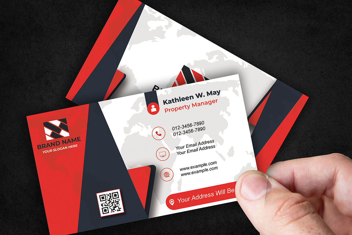 Elegant Minimal Card Template preview 3