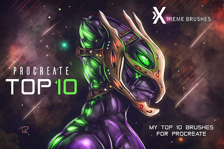 TOP 10 Procreate Brushes