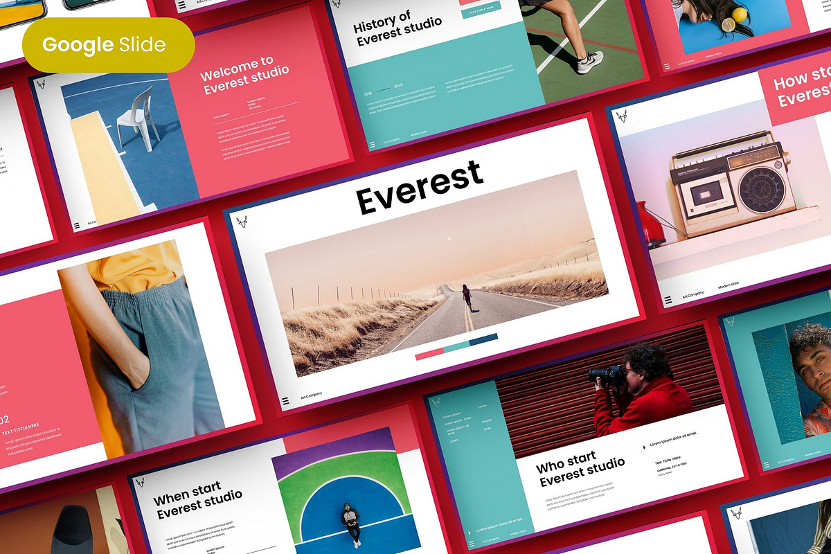 Everest - Business Google Slide, a Presentation Template by Dens Creative Studio (Photo 1 of 6)