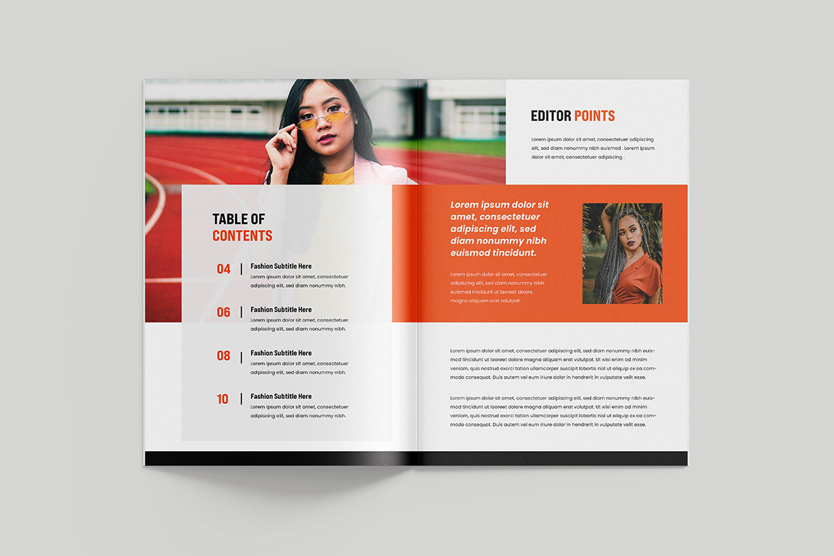 Fashion Magazine Layout, a Brochure Template by afsar.hossain (Photo 2 of 6)