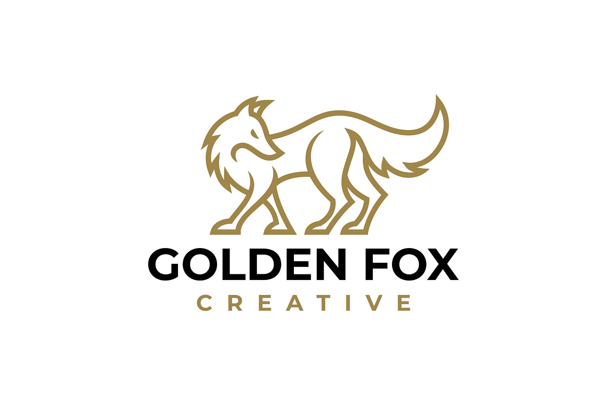 Golden Fox Luxury Logo Template, a Branding & Logo Template by EndR_ID