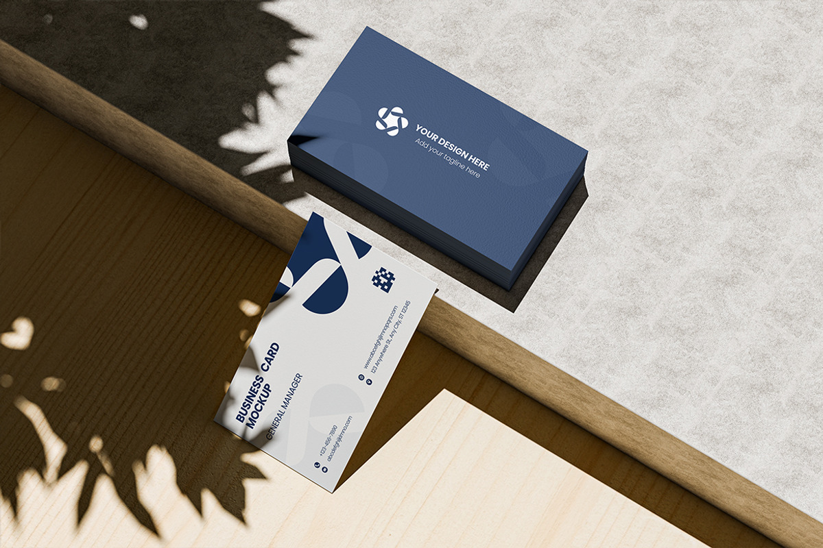 Business Card Mockup, an Advertising Mockup by SimpangGraphics (Photo 2 of 6)