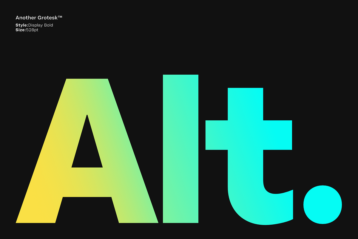 Another Grotesk Display Family, a Font by Bukva™ Type Foundry (Photo 7 of 15)