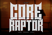 Core Raptor | Display Gothic Font, a Blackletter Font by gracetype_studio (Thumbnail 1 of 12)