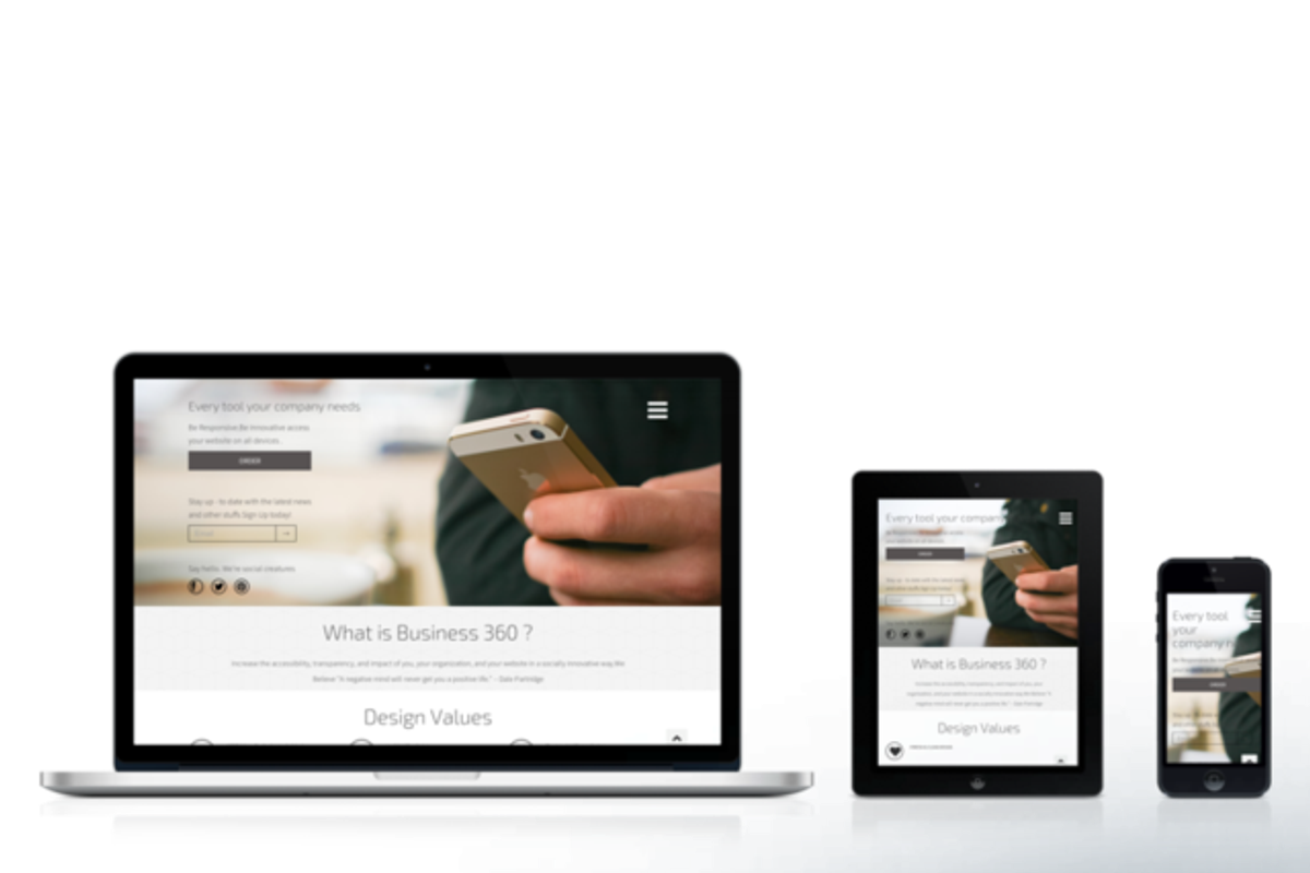 Business-360° :Responsive Template, a Bootstrap Template by uExel Web Design Shop (Photo 3 of 4)