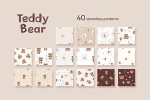 Teddy Bear Pattern Collection