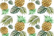 Watercolor Tropical Set, a Food Illustration by Pretty light (Thumbnail 4 of 7)