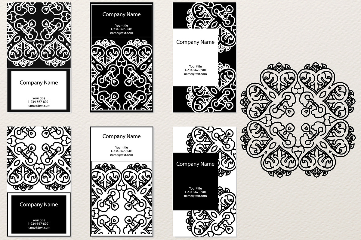 Modern B&W Business cards, a Business Card Template by Astarte_design