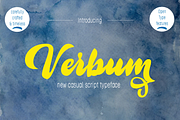 Verbum, a Script Font by Eurotypo (Thumbnail 1 of 8)
