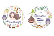 Aromatherapy and Relaxation, a Healthcare Illustration by Artspace (Thumbnail 3 of 4)