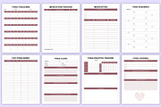 2026 Mind & Body Yoga Journal Canva, a Stationery Template by Mustafiz (Thumbnail 5 of 7)