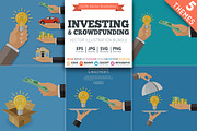 Crowdfunding and Investing concept, a Finance Illustration by TAlex (Thumbnail 1 of 7)