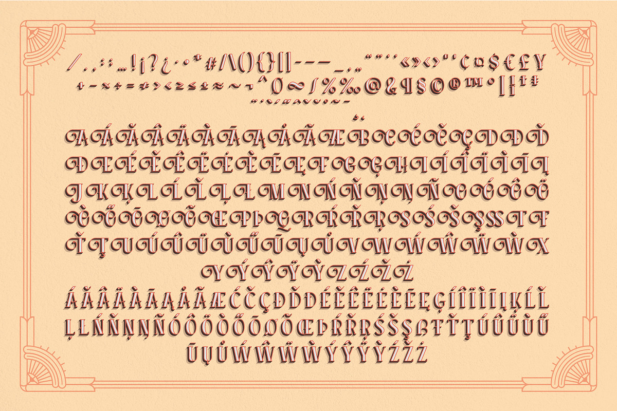 Beijin Layered Font, a Serif Font by Abbasy Studio (Photo 6 of 9)