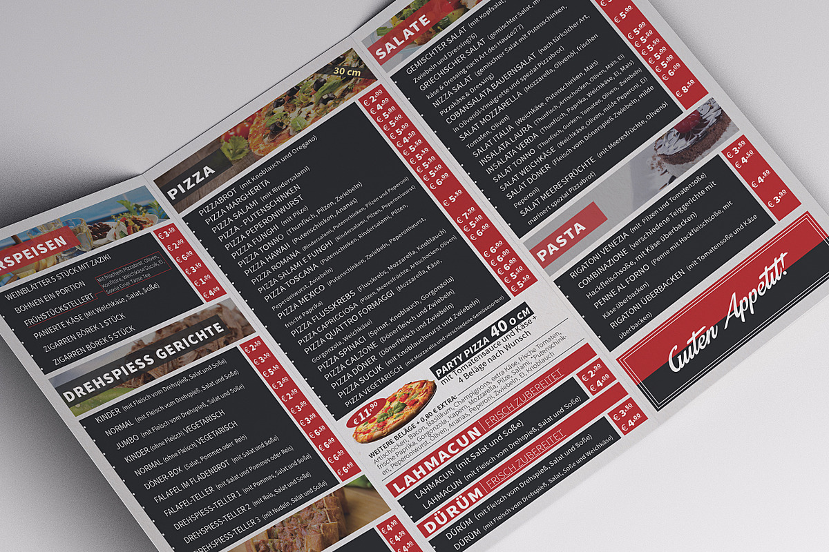 Cafe & Restaurant Trifold Brochure01, a Brochure Template by fatihakdemir (Photo 3 of 4)