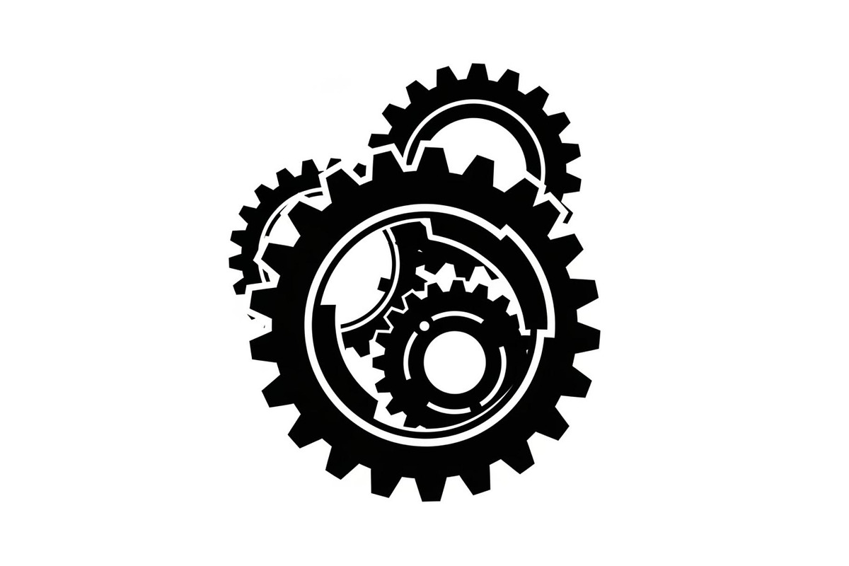 Gear & Cogwheel Silhouette Vector Bu, an Illustration by jahid234 (Photo 15 of 51)