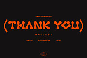 Bredast - Experimental Liquid Font, a Sans Serif Font by Drizy (Thumbnail 9 of 9)