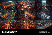 Bid data City - 38 images, a Background Graphic by Handmadefont (Thumbnail 2 of 9)