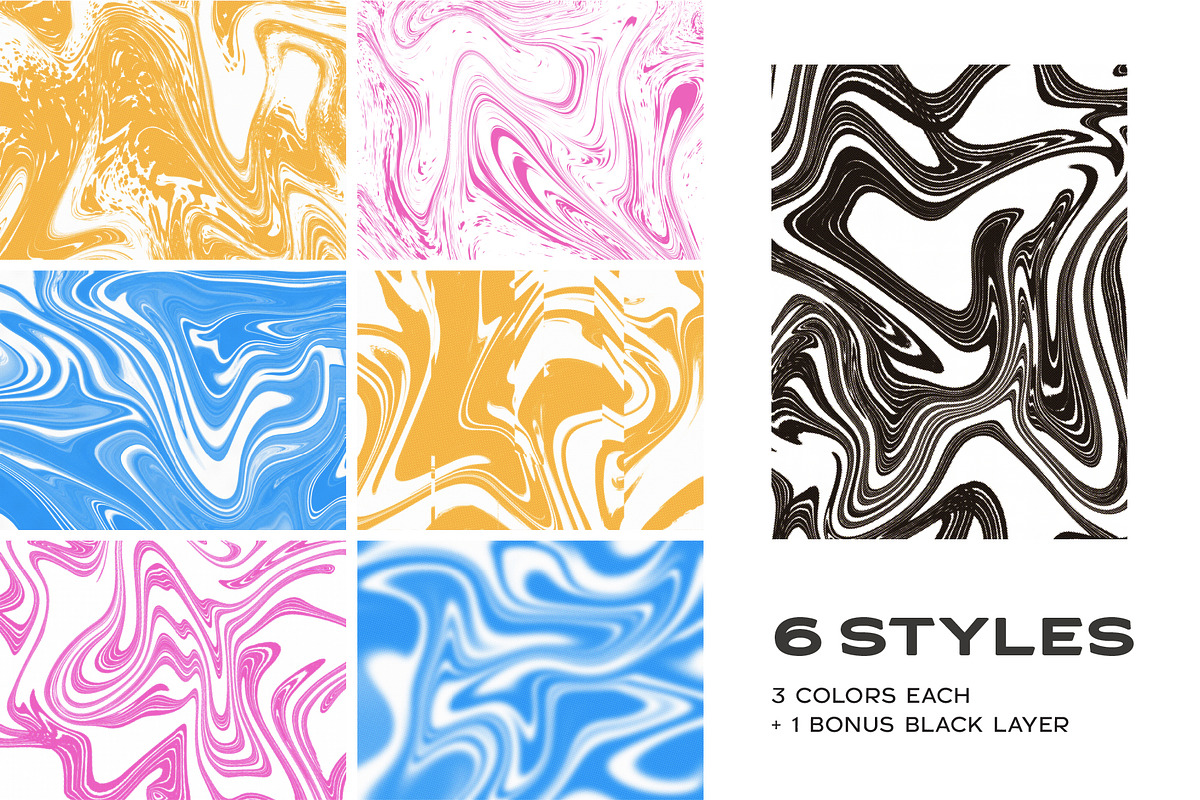 Risograph Swirls, a Texture Graphic by Like Magic Studio (Photo 6 of 6)