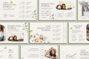 Floral Powerpoint Template, a Presentation Template by SKY CREATION (Thumbnail 5 of 6)